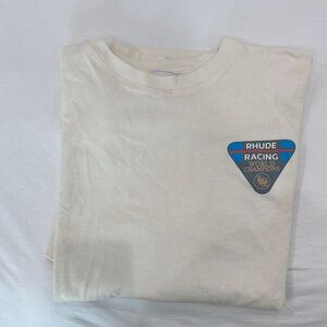 Rhude Kids White Racing World Champions Tee